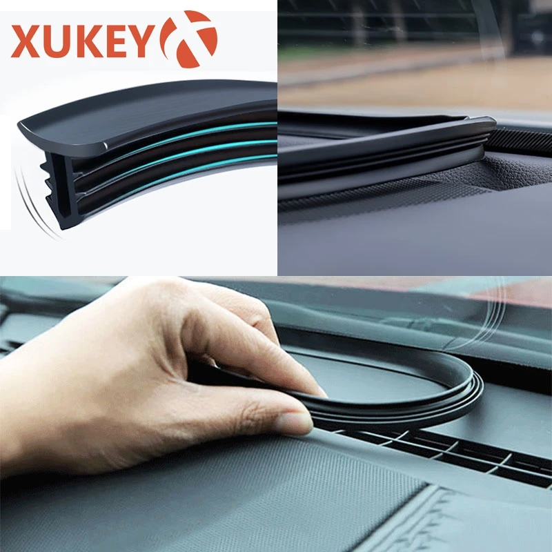 

Car Dashboard Sealing Strips Styling Sticker For Lada Granta Xray Vesta For Kia Rio Solaris Creta For Golf Polo Interior Seal