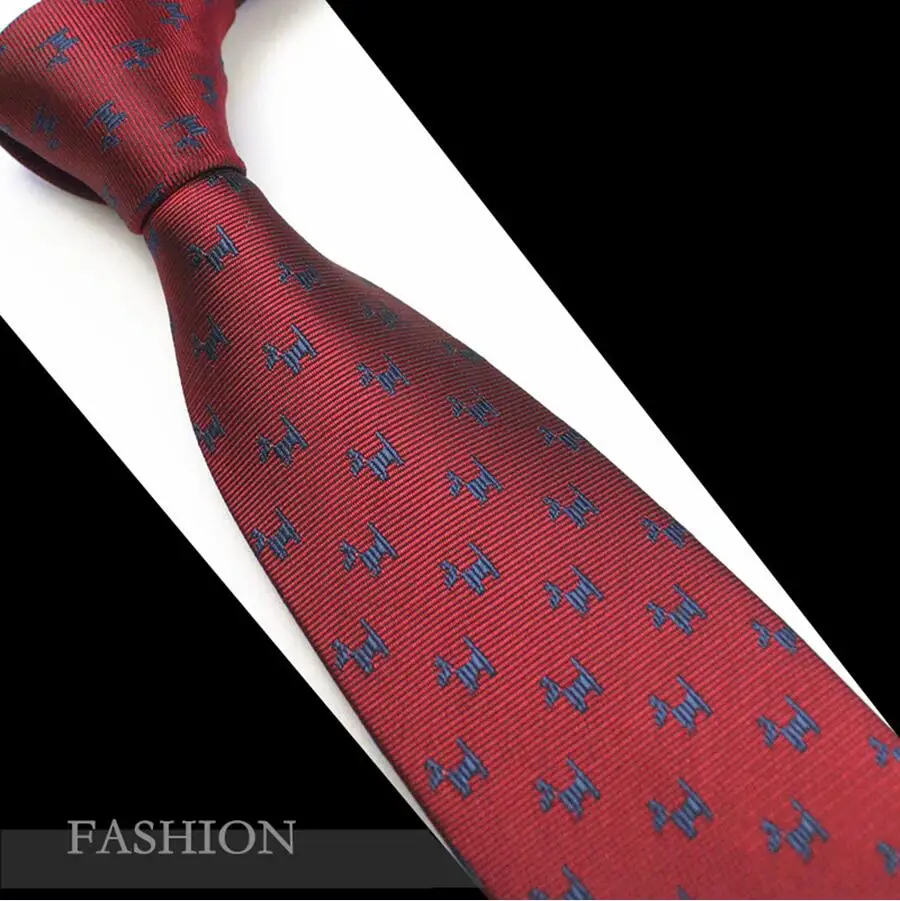 RBOCOTT мужские s 7 см галстуки с узорами Галстуки для шеи шелковые жаккардовые галстуки для мужчин синий галстук для бизнеса Свадебная вечеринка красные галстуки - Цвет: 05