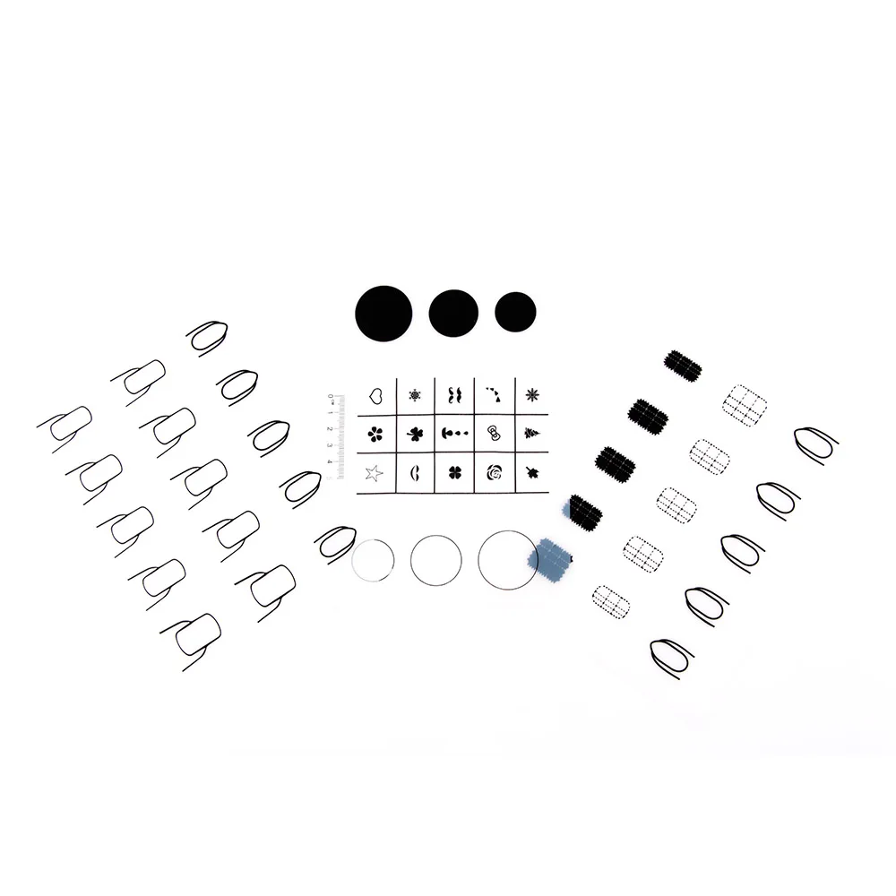 

1Pc Portable Foldable Mini Silicone Pad Mat Template Nail Art Tool Stamping Pad Manicure Fingernails Nail Practice Tool