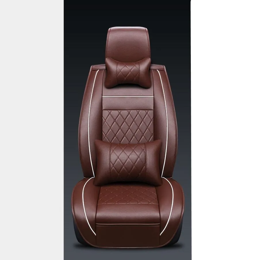 1pc Deluxe Edition Специальный высококачественный кожаный чехол для автокресла для Citroen C3-XR C4 кактус C2 C3 Aircross SUV DS автомобильные аксессуары наклейки Стайлинг - Название цвета: 1pc Deluxe Edition