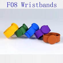 120 шт. 13,56 МГц FM11RF08 наручный браслет NFC Браслет без логотипа 60Red 60 синий