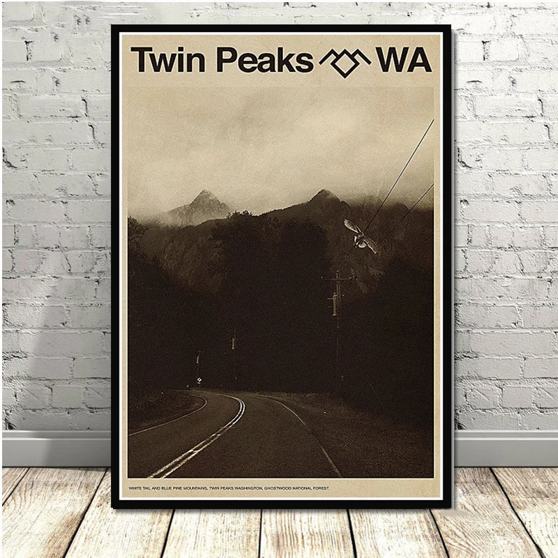Movie Poster Twin Peaks Poster Vintage Classic Tv show Wall Art Wall Decor For Living Room Decoration Canvas Painting Art Decor Unframed #4
