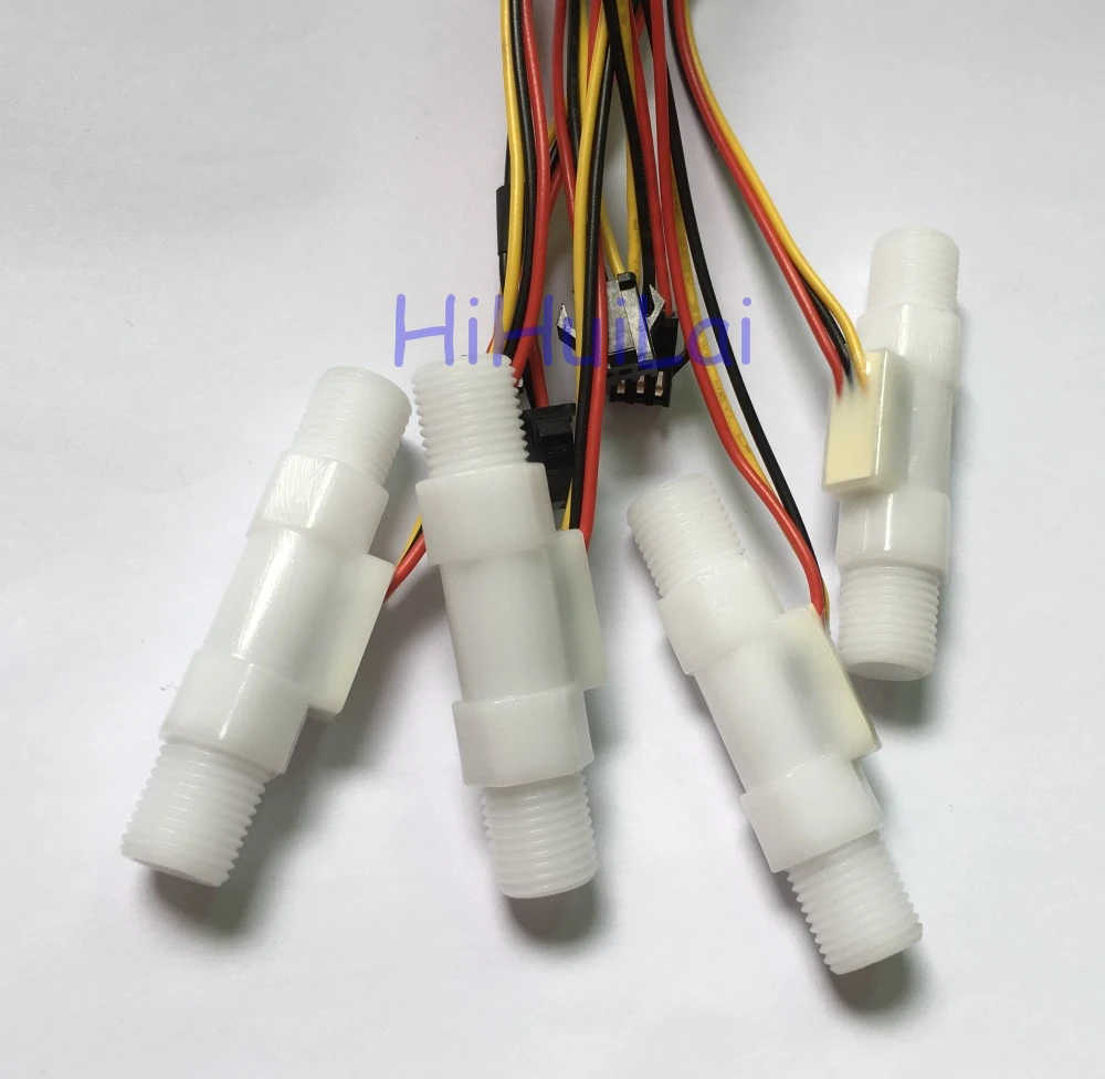 Plastic flow meter sensor turbine rotor (9)