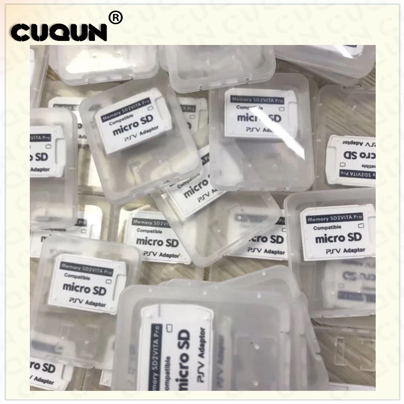 

10PCs Version 5.0 SD2VITA For PSVita 1000/2000 Memory TF Card for PSVita Game Card For PSV1000/2000 Adapter 3.60 System SD card