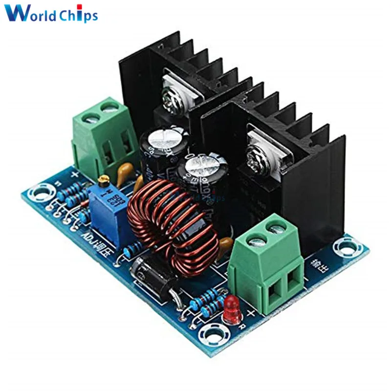 Регулируемый понижающий модуль регулятора напряжения XL4016E1 8A 200W DC 4 40V до 1 25