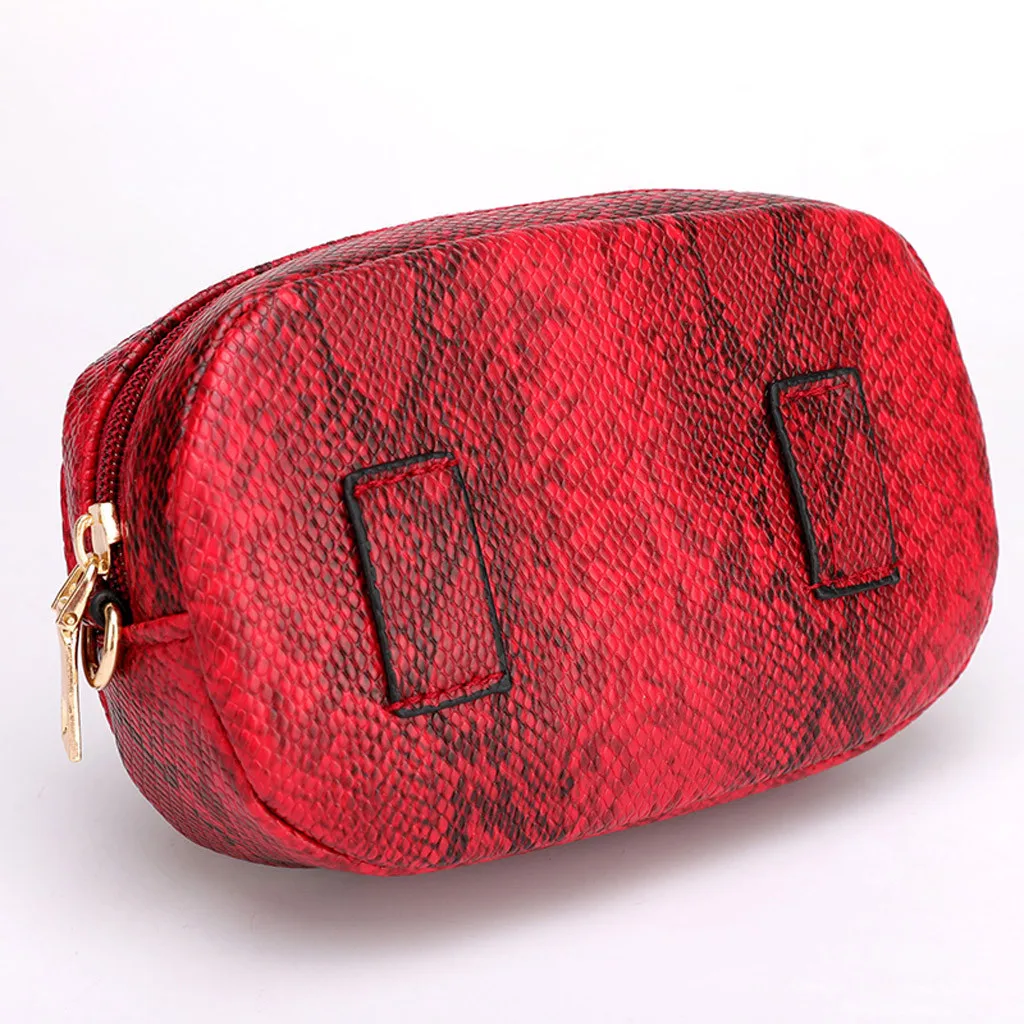 Модная женская уличная змеиная сумка на молнии, Спортивная нагрудная сумка, поясная сумка, женская сумка 626#20