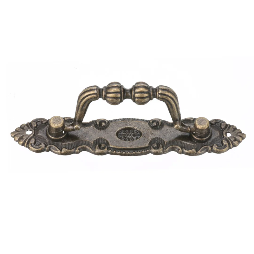 Vintage Antique Dresser Handles Retro Bronze Drawer Knobs Cabinet Handle Pulls For Furniture Cupboard Accessories