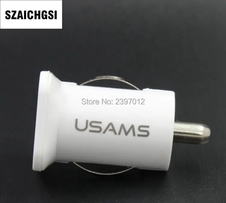 Автомобильное зарядное устройство SZAICHGSI Micro 3.1A с двумя USB-портами адаптер для IPhone 7
