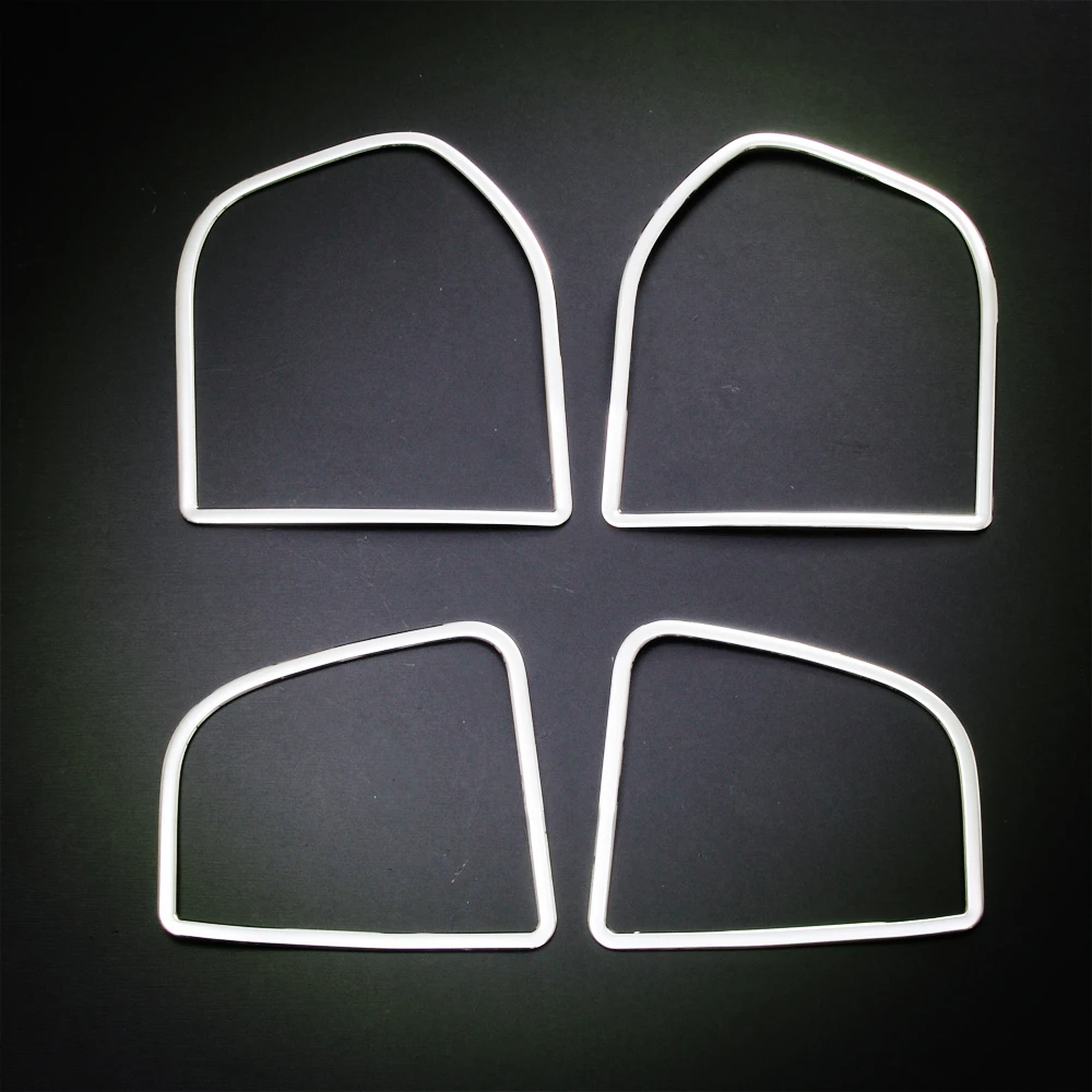 Speaker Decoration Trim Accessories 4 pcs Stainless Steel For Toyota Prius V ZVW40 Car styling Cover