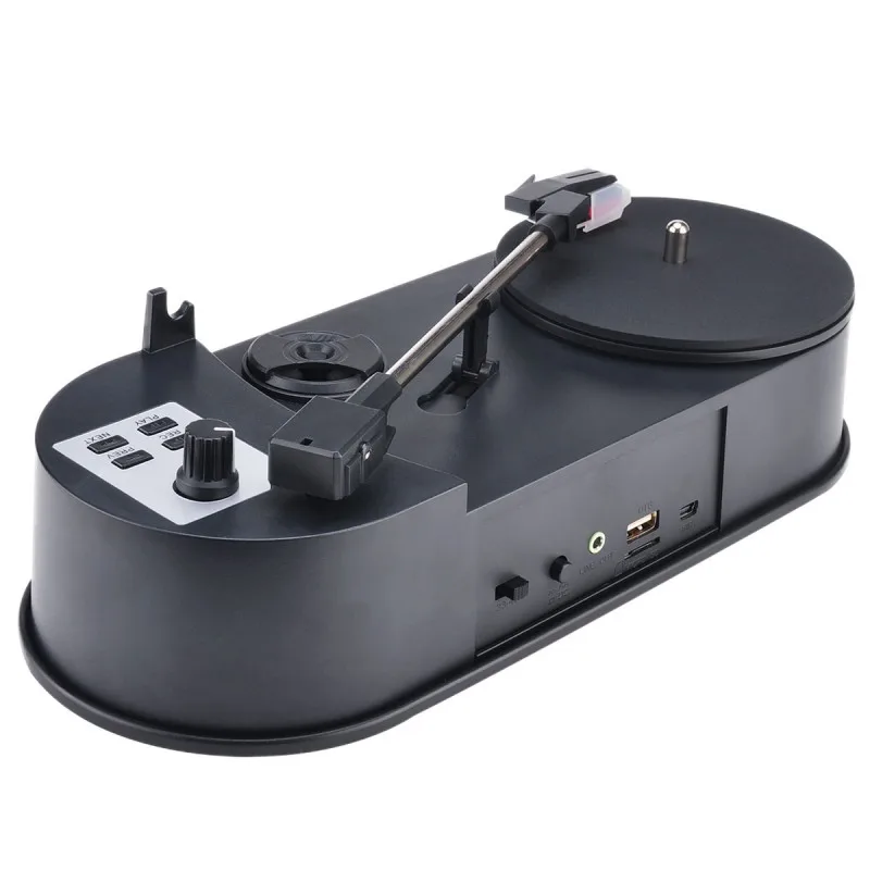 Мини MP3 конвертер Ezcap613P 33/45 об/мин Виниловый проигрыватель поворотные столы для того, чтобы сохранить музыкальный USB флеш-накопитель/SD карты Встроенный динамик