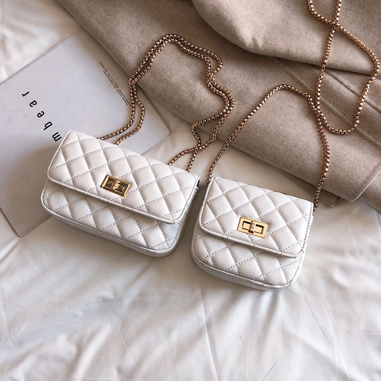 الصيف حقيبة يد فاخرة حقائب النساء مصمم الكتف بو الجلود سلسلة مساء حقيبة صغيرة رسول Crossbody حقائب للنساء 2019