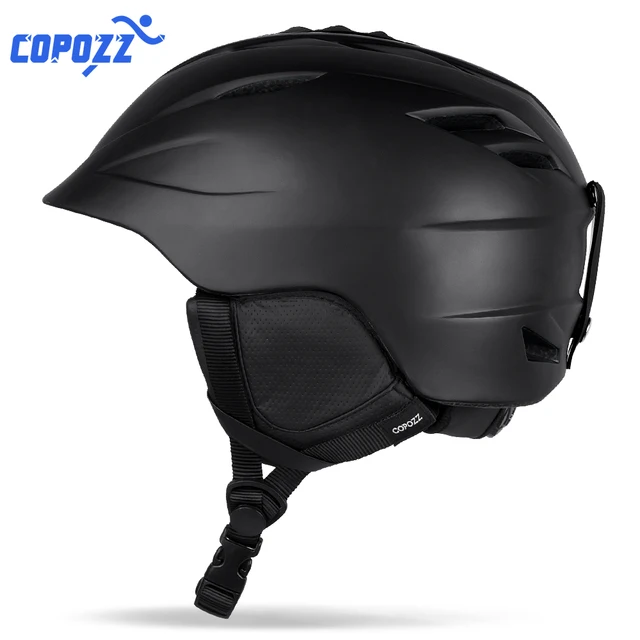 US $32.75 COPOZZ Brand Snowboard Ski Helmet Safety Integrally-molded Breathable Helmet Men Women Skateboard S