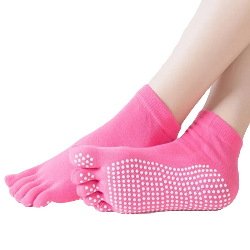Non Slip Women Yoga Socks Gym Sport Massage Pilates Fitness Running Socks Anti-slip Sock Running Anti-slip solid Sock