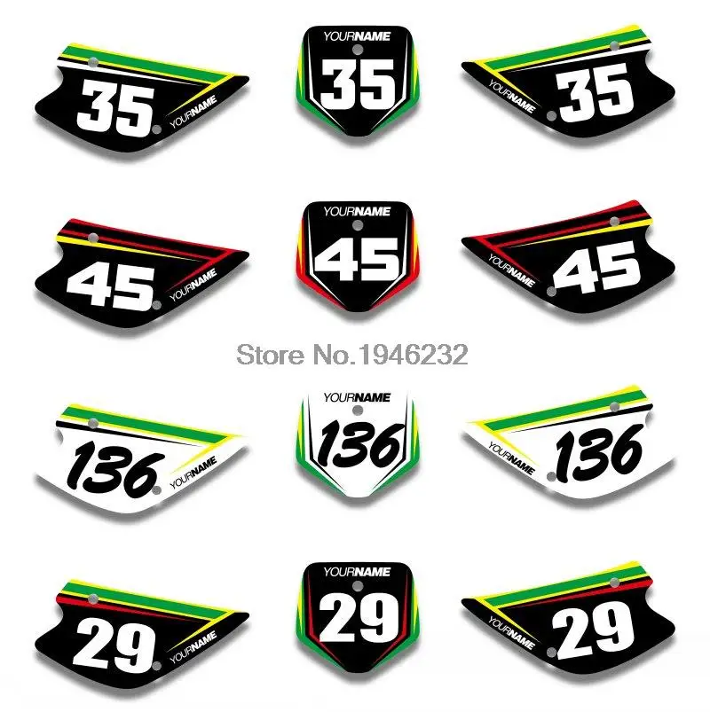 Custom Number Plate Backgrounds Backgrounds Graphics Sticker & Decals