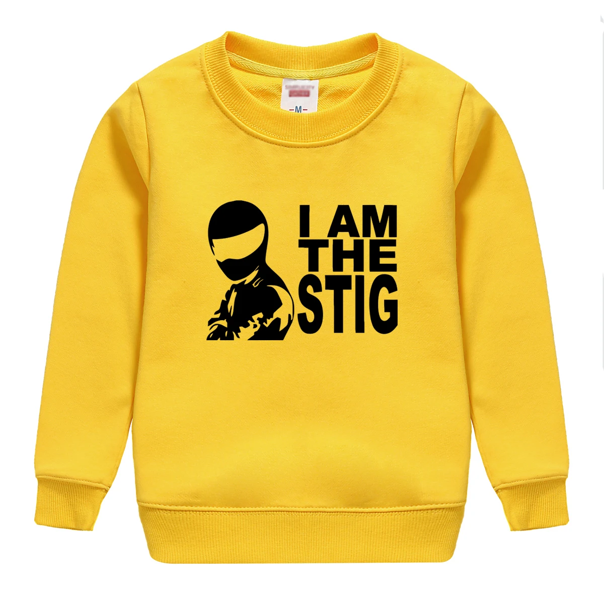 "Я STIFG" мультфильм шаблон печатной 2018 Новая мода весна осенний Свитшот пуловер с длинным рукавом с 8 видов цветов для детей