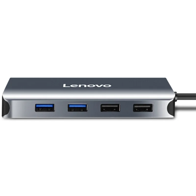 Lenovo type-c адаптер док-станции HDMI/VGA/гигабитный порт Кабель-адаптер Интерфейс конвертер Расширение компьютера док-станция LX0808 USB3.0 концентратор