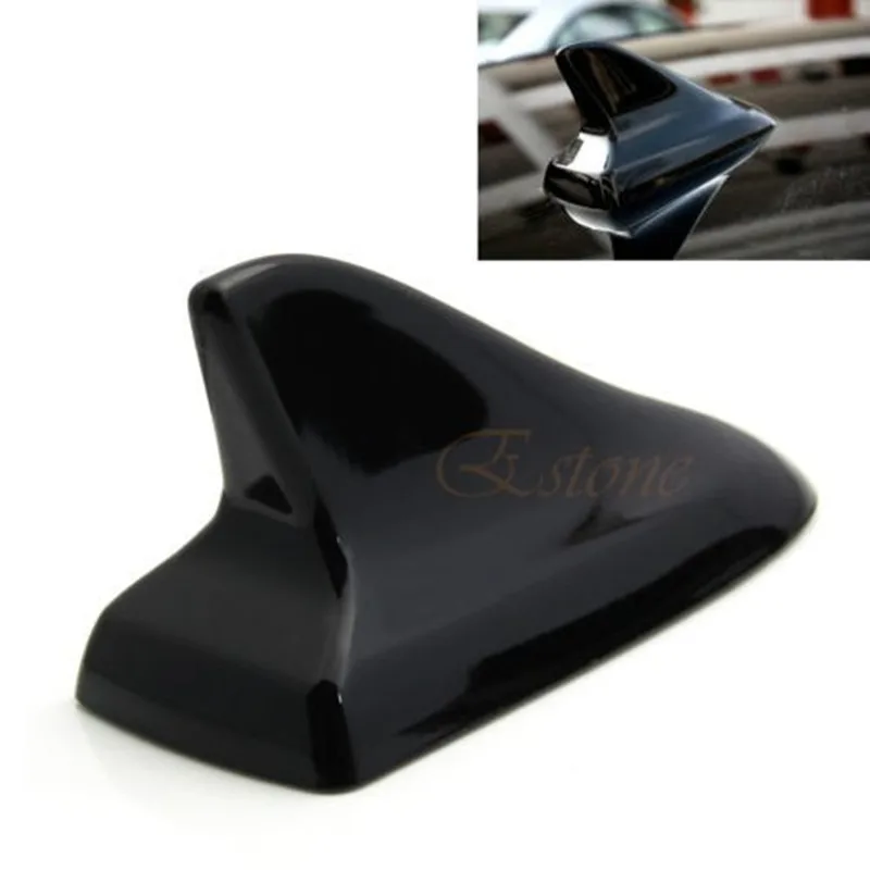 Black ABS Plastic Shark Fin Dummy Decorative Antenna Aerials Roof Style For Audi