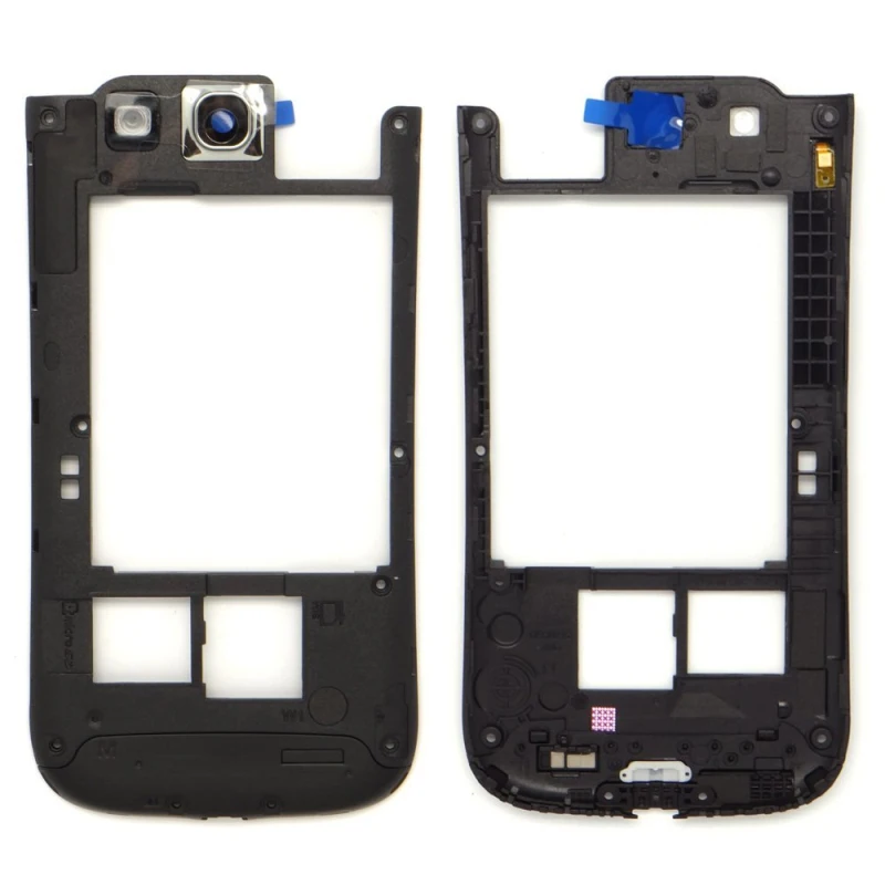 original Black white For Samsung Galaxy S3 I9300 Middle Back Frame Chassis Plate Bezel Housing Replacement | Мобильные телефоны и