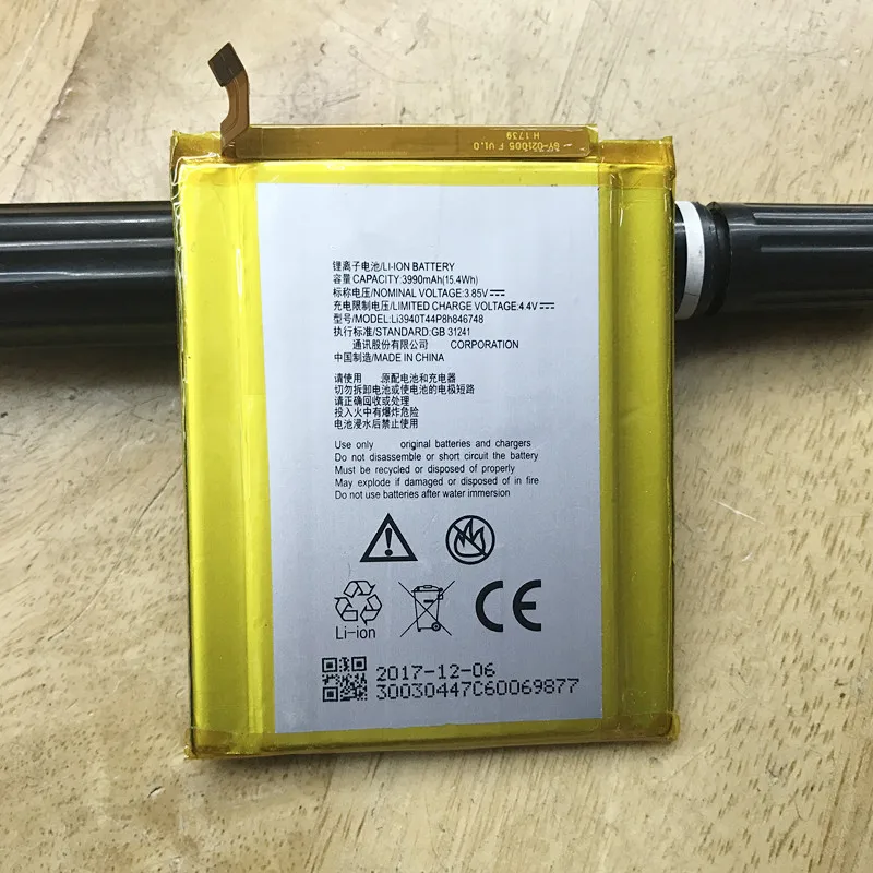 Оригинальный аккумулятор 3990mAh Li3940T44P8h846748 для ZTE MAX XL N9560|Аккумуляторы мобильных