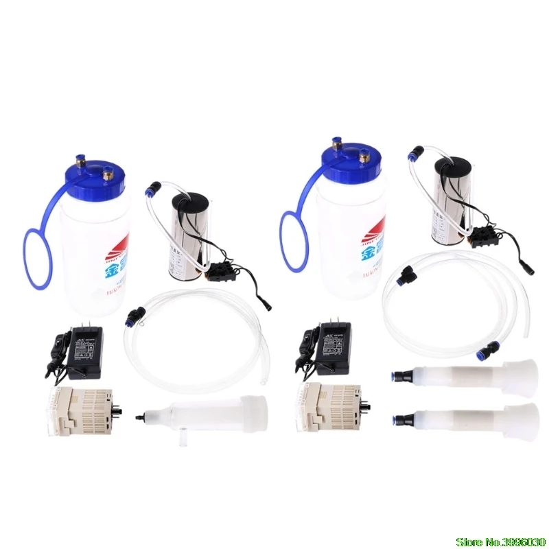 

2L Milking Vacuum Pump Milk Machine Vacuum Pulse Goat Sheep Cow Electric Barrel