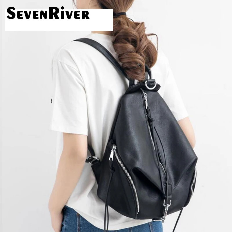 Preppy Style Black Rebecca font b Women b font font b Backpack b font High Quality