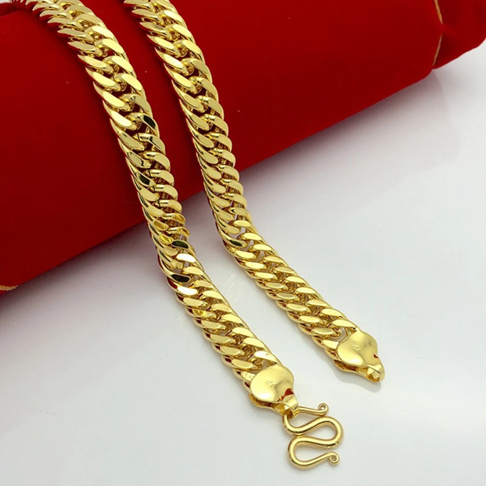 Buy 87g Chunky Double Curb Chain Yellow Gold Filled