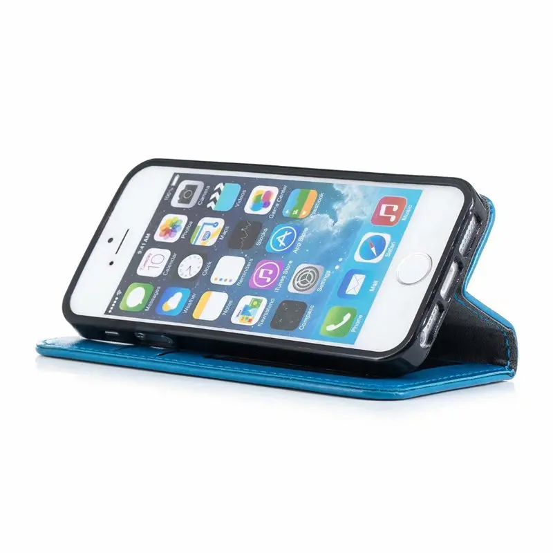 Howanni кожаный чехол-книжка чехол для iPhone 5 5S SE 6 6S 7 8 Plus X XR XS Max Чехол-книжка с кошкой