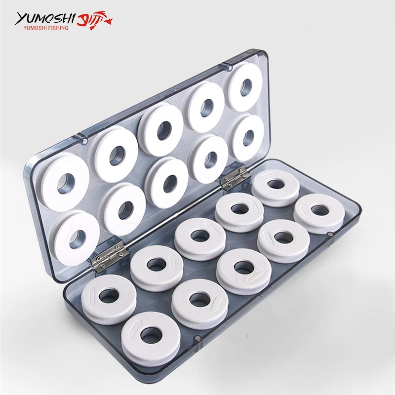 

Various Specifications Fishing Tackle Box PC Material Durable Fishing Box 8,12,16,20 Finishing Reel Box Waterproof EVA Spool