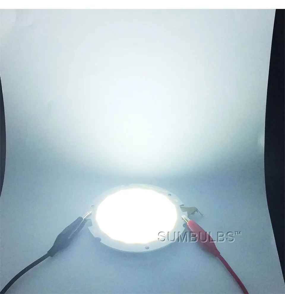 76MM Round COB LED Chip On Board Lamp DC30-33V 20W 30W LED Light Bulb Source for Spotlight Downlight  Warm Natural Cold White (10)