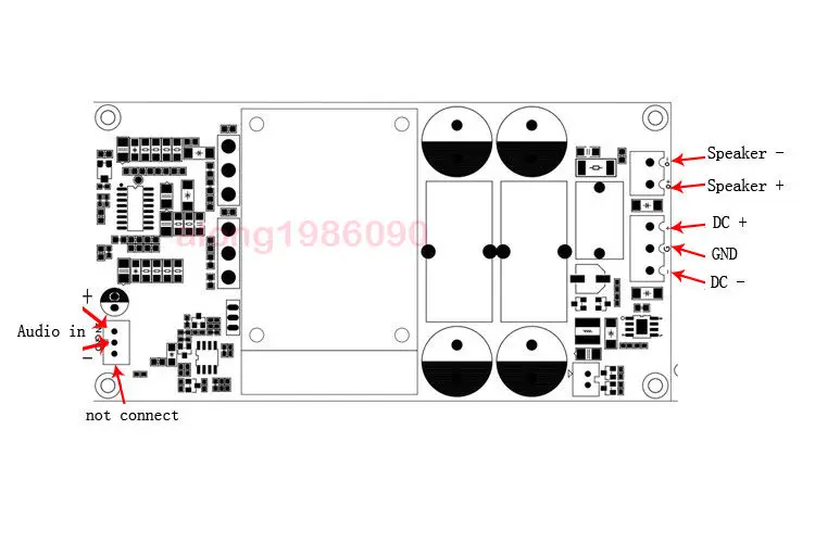 GZLOZONE HIFI Mono 1000 Вт Высокая мощность IRS2092 цифровой усилитель плата SUB Amp L12 25|Усилители