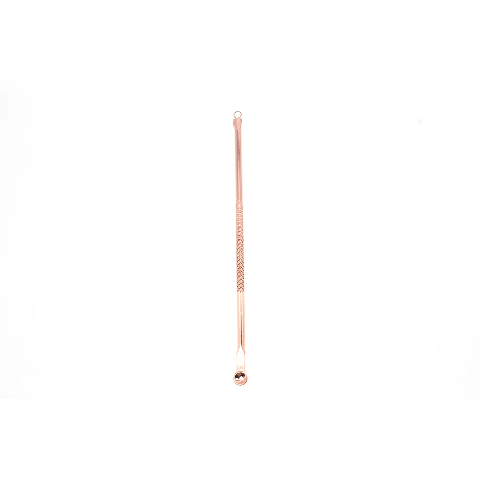 03ULECHQING 5 PCS Rose Gold proactive acne Esthetician Quality Blemish Extractors blackhead remover cleanser With Packing boxes