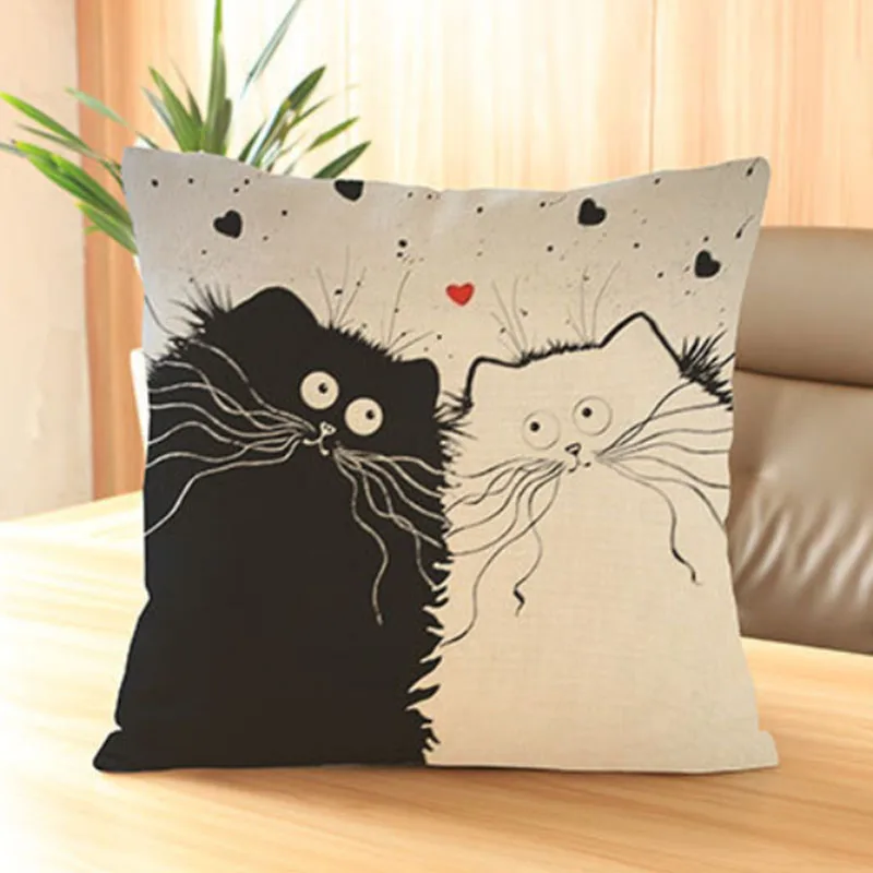 Рисунок декоративной подушки. Рисунок декоративной подушки. Подушки с изображением кошек. Декоративные наволочки с вышивкой. Дизайнерские декоративные подушки.