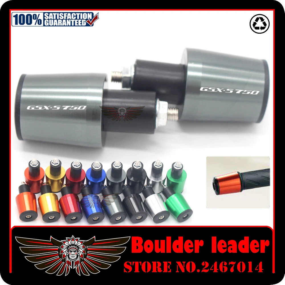 

Motorcycle Accessories 7/8'' 22MM Handlebar Grips Handle Bar Cap End Plugs For SUZUKI GSX-S750 GSX S750 GSXS750 2011-2016 2017