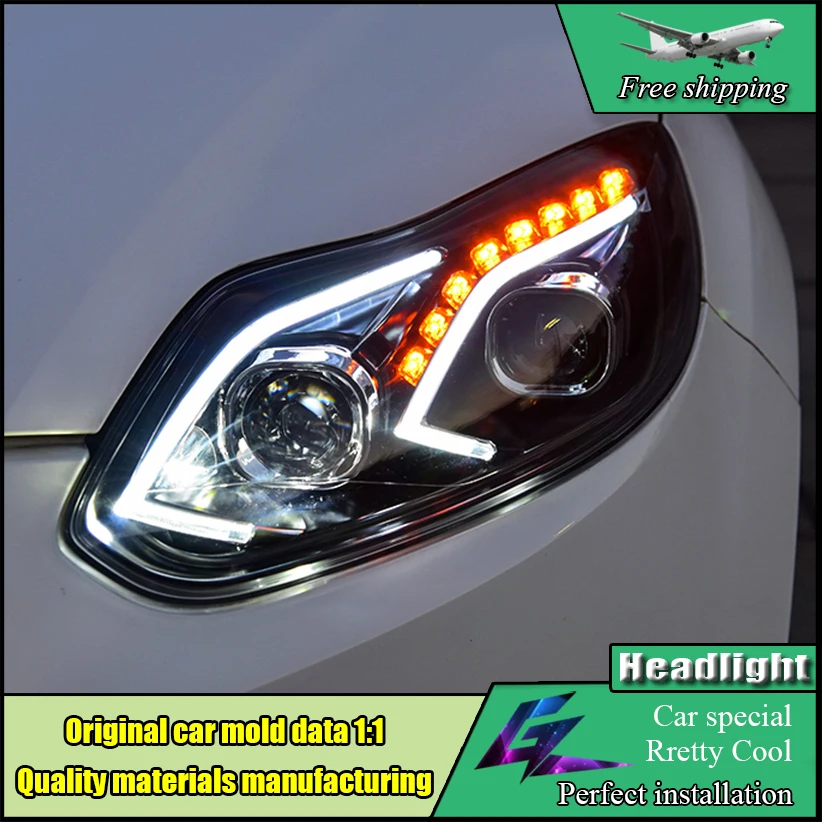 Car styling Head Lamp Case For Ford Focus MK3 2012 2014 Headlights LED Headlight DRL Low Beam Car styling Head Lamp Case For Ford Focus MK3 2012 2014 Headlights LED Headlight DRL Low Beam