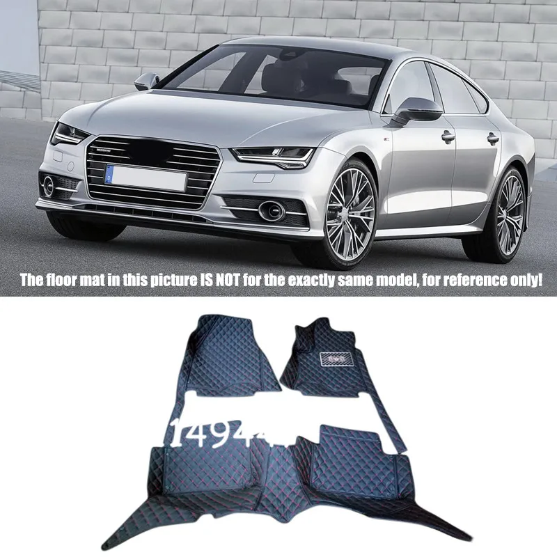 

For Audi 2012 13 14 15 16 A7 4G Interior Accessories Auto Custom Waterproof Car Styling Front & Rear Floor Mats Rugs car-styling