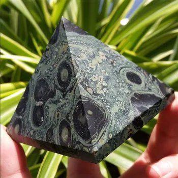 

NATURAL JASPER STROMATOLITE FOSSILS QUARTZ CRYSTAL PYRAMID HEALING
