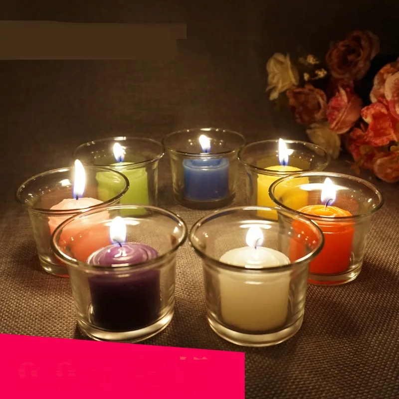 Creative Scented Birthday Weddings Candles Colorful Love Flameless Candles Cake For Children