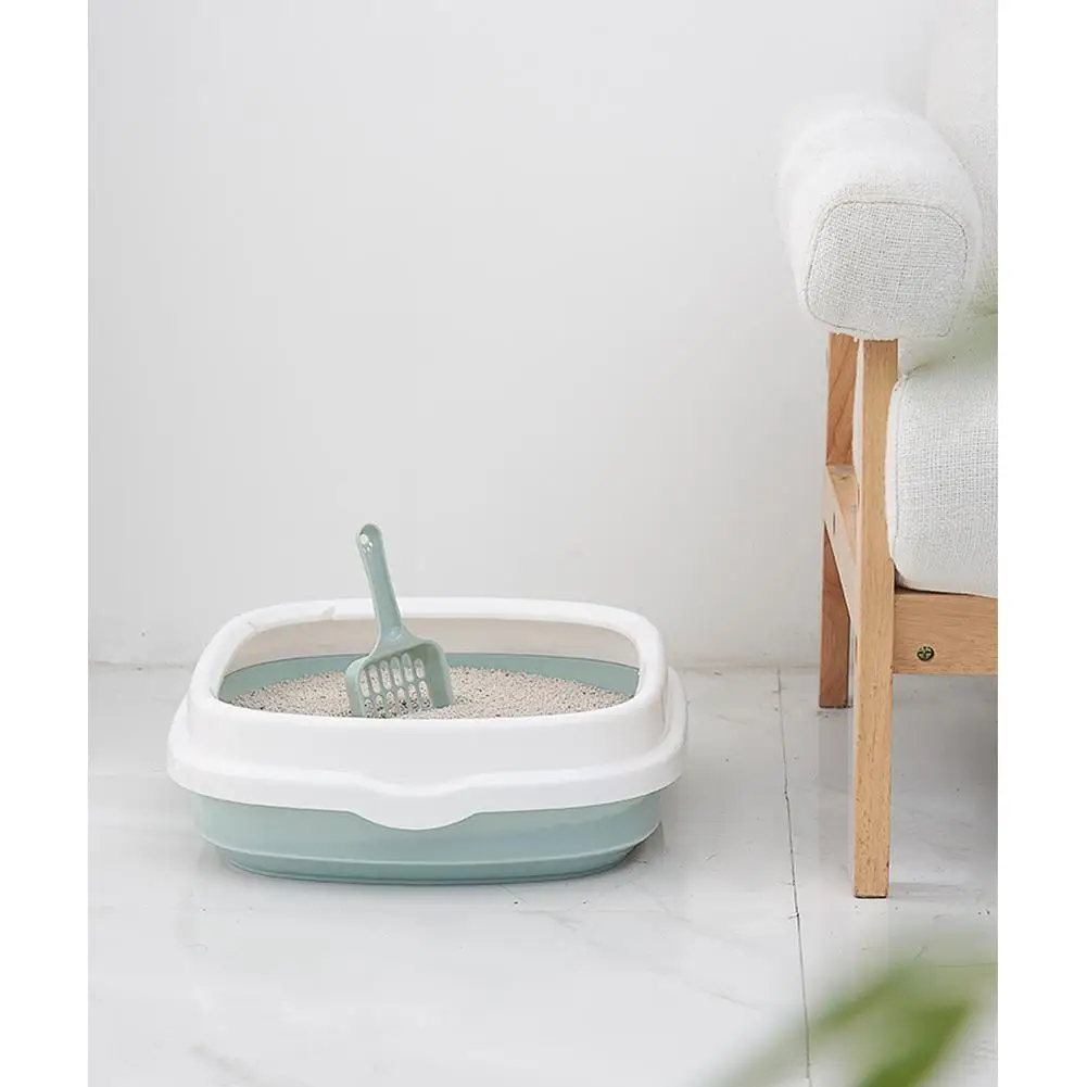 Detachable Anti-splash Pet Cat Portable Toilet Semi-closed Cat Litter Bedpan Box Detachable Anti-splash Pet Cat Portable Toilet Semi-closed Cat Litter Bedpan Box