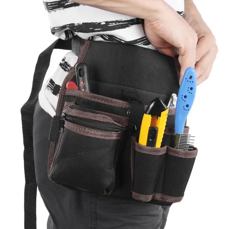 

3 Layers Tool Waist Bag Pouch Belt Waist Pocket Outdoor Work Hand Tools Hardware Storage Electrician Tool