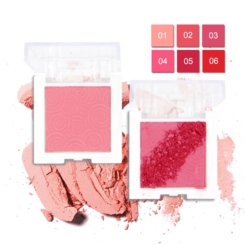 

Face Blush Powder pearl Rouge Makeup Cheek Blusher Powder Minerals Palettes Blusher Brush Palette Cream Natural Lasting beauty