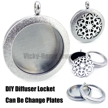 

Screw Diffuser Locket with Matt (30mm) Essential Oils Diffuser Locket Aromatherapy Locket with Free Pads