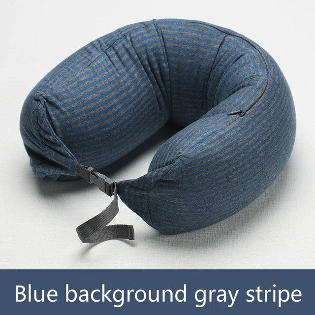 MUJI U pillow neck pillow shaped particles u neck pillow for siesta