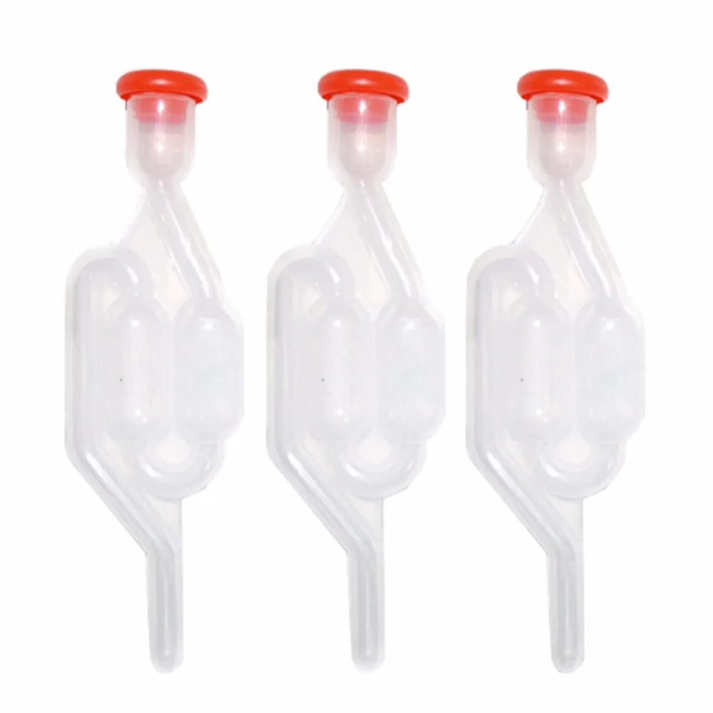 New Homebrew Air Lock Bubble Grommet One-way Exhaust Water Seal Valve With Cork Beer Wine Making With Stopper