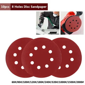 

Abrasive Tools 5" 60-2000 Grit Sanding Disc 125mm Hook and Loop Sandpaper Air Power Angle Grinder Sander Disk Polising Pad