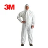 3M 4510White Non-Woven fabric Coverall Clothes Anti static and Anti chemical liquid splash and effective protection of particles ► Photo 2/5