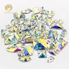 Mixed shape Flat bottom hand-sewn double hole rhinestone High quality sew on rhinestones DIY apparel accessories ► Photo 1/6