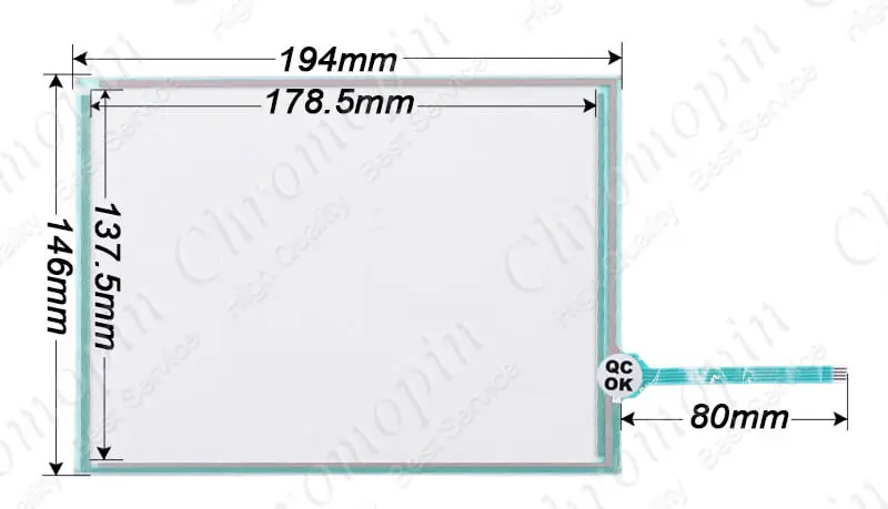 AST-084 touch panel glass