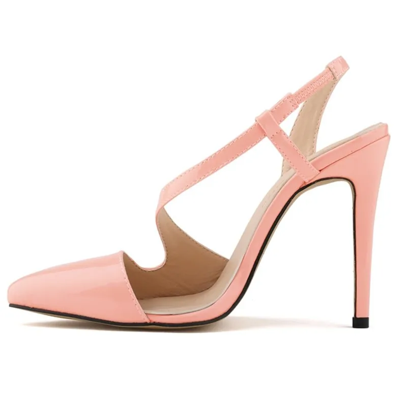 New-Fashion-Thin-Heels-Women-Pumps-Pointed-Toe-Pumps-Shoes-Leather-Sexy-Slingbacks-Wedding-Shoes-Large (4)