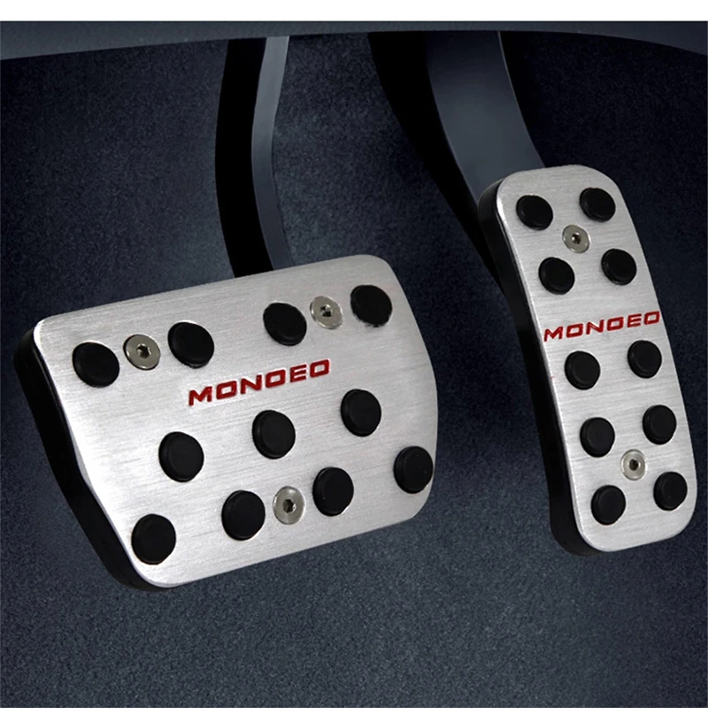 

For Ford Mondeo 2013 2014 2015 2016 2017 2018 2019 Car styling Car Fuel Accelerator Gas Pedal Brake Pedal AT Auto Pedal Cover