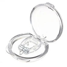 2016 New Arrival Stop Snore Free Anti Snoring Nose Clips Transparent Sleep Apnea Aid Guard Clip WF165DD
